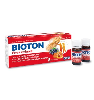 BIOTON GINSENG FORZA VIG 14FL -OFFERTISSIMA-ULTIMI PEZZI-ULTIMI ARRIVI-PRODOTTO ITALIANO-