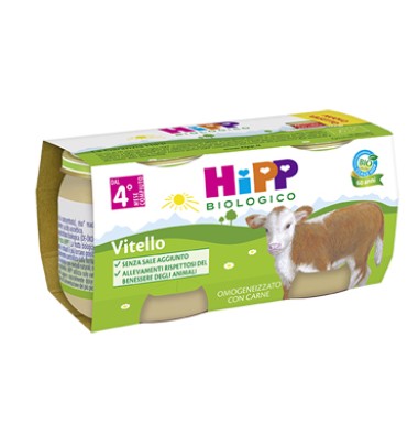 HIPP BIO OMOG VITELLO 2X80G