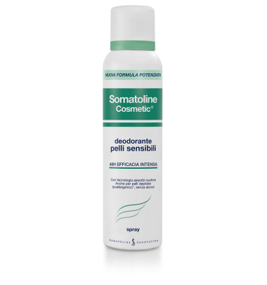 Somatoline Cosmetic Deo Spray Deodorante Pelli Sensibili 150 ml -OFFERTISSIMA-ULTIMI PEZZI-ULTIMI ARRIVI-PRODOTTO ITALIANO-