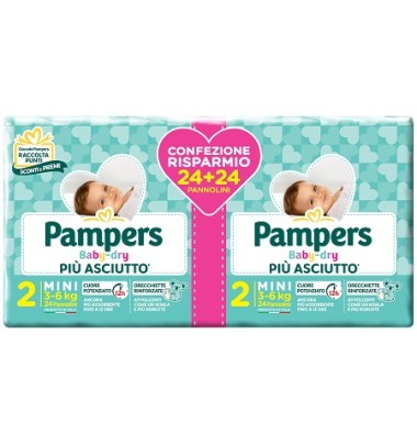 PAMPERS BD DUO DWCT MINX48 9487