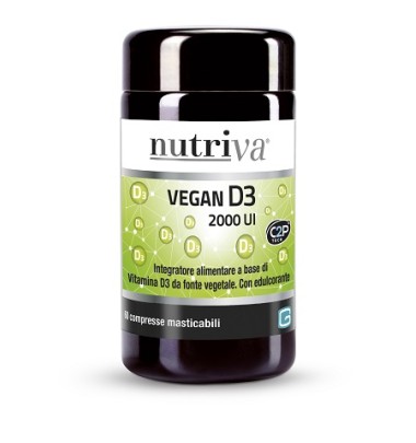 NUTRIVA VEGAN D3 60CPR 2000UI