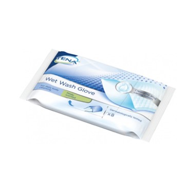 TENA WET WASH GLOVE 8PZ 1116