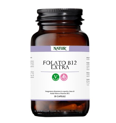 FOLATO B12 EXTRA 30CPS NATUR SP