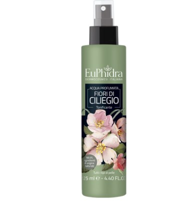 EuPhidra Acqua Profumata Tonificante Spray Fragranza Fiori Di Ciliegio 125 ml -OFFERTISSIMA-ULTIMI PEZZI-ULTIMI ARRIVI-PRODOTTO ITALIANO-