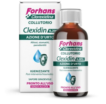 Forhans Clexidin 0,20 Senza alcool -OFFERTISSIMA-PRODOTTO ITALIANO-ULTIMI PEZZI-ULTIMI PEZZI-