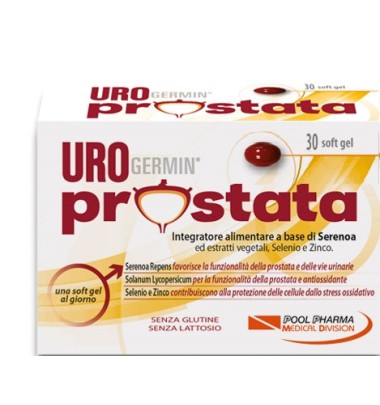 UroGermin Prostata 30 SoftGel -OFFERTISSIMA-ULTIMI PEZZI-ULTIMI ARRIVI-PRODOTTO ITALIANO-