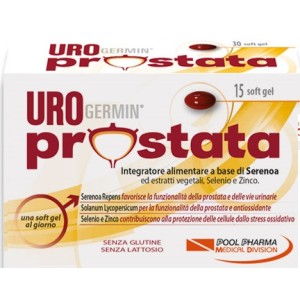 Urogermin Prostata 15 SoftGel -OFFERTISSIMA-ULTIMI PEZZI-ULTIMI ARRIVI-PRODOTTO ITALIANO-