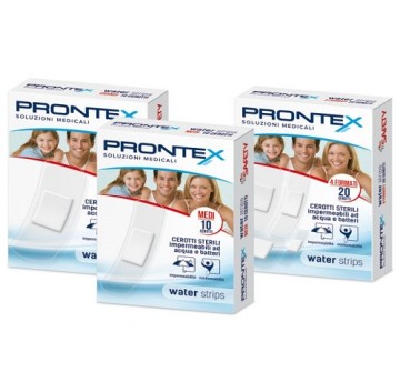 Prontex Water Strips Cerotti Sterili Impermeabili Ad Acqua E Batteri 20 Pezzi