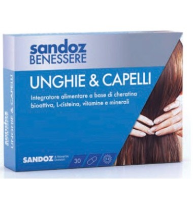 SANDOZ BENESSERE UNGH&CAP 30CPS