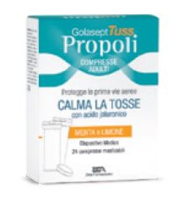 GOLASEPT TUSS PROPOLI DM 24CPR