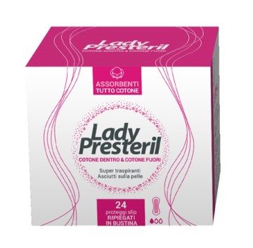 Lady Presteril Cotton Power Pocket Proteggi Slip In Cotone 24 Pezzi-OFFERTISSIMA-ULTIMI PEZZI-ULTIMI ARRIVI-PRODOTTO ITALIANO-