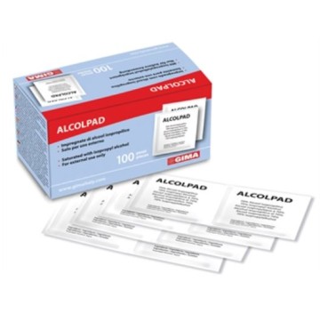 ALCOLPAD 70% ISOPROPILICO100PZ