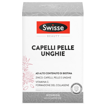 SWISSE Capelli Pelle Unghie 60 Compresse -OFFERTISSIMA-ULTIMI PEZZI-ULTIMI ARRIVI-PRODOTTO ITALIANO-