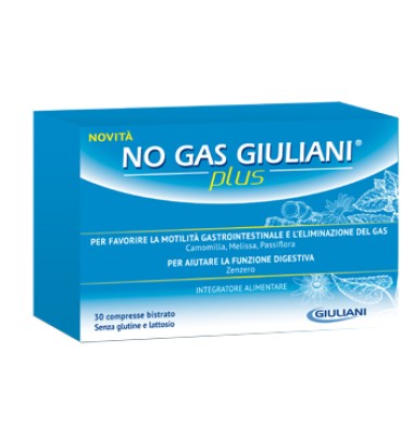No Gas Giuliani Plus 30 Compresse Bistrato -OFFERTISSIMA-ULTIMI PEZZI-PRODOTTO ITALIANO-