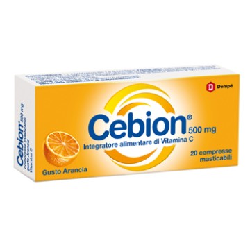 Cebion Vitamina C 20 Compresse Masticabili Arancia 20 Compresse -ULTIMI ARRIVI-PRODOTTO ITALIANO-OFFERTISSIMA-ULTIMI PEZZI-