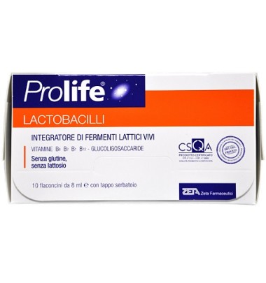 Prolife Lactobacilli Integratore Alimentare di Fermenti Lattici 10 Flaconcini da 8 ml -OFFERTISSIMA-ULTIMI PEZZI-ULTIMI ARRIVI-PRODOTTO ITALIANO-