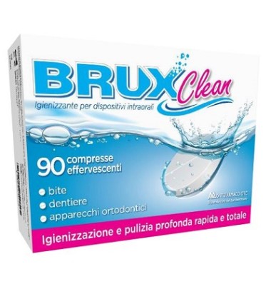Brux Clean 90cpr Effervescenti -OFFERTISSIMA-ULTIMI PEZZI-ULTIMI ARRIVI-PRODOTTO ITALIANO-