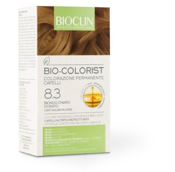 Bioclin Bio Colorist Tintura Capelli Colore Biondo Chiarissimo Dorato 8.3 -OFFERTISSIMA-ULTIMI PEZZI-ULTIMI ARRIVI-PRODOTTO ITALIANO-