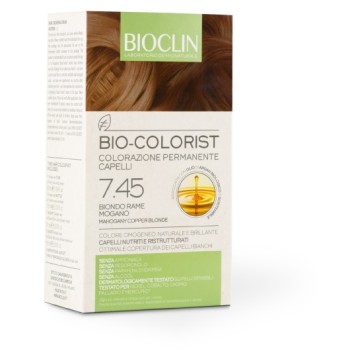 Bioclin Bio Colorist Tintura Capelli Colore Biondo Rame Mogano 7.45