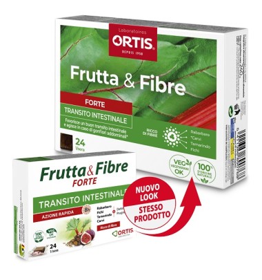 FRUTTA & FIBRE FORTE 24CUBETTI