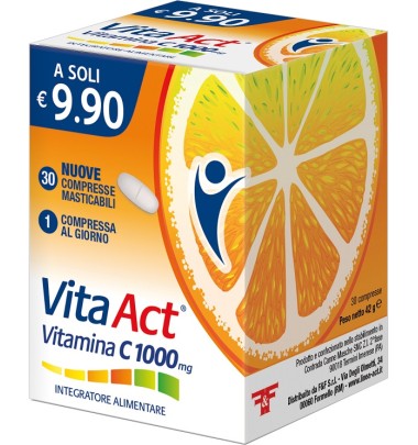 VITA ACT VITAMINA C 1000MG-ULTIMO ARRIVO-PRODOTTO ITALIANO-