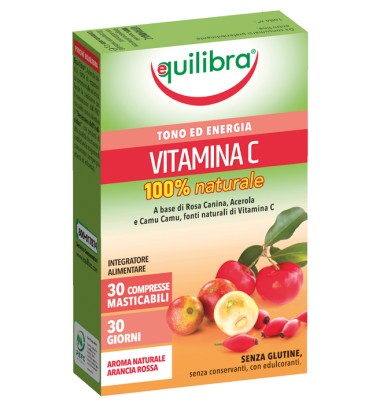 VITAMINA C 100% NAT 30CP EQUILIB