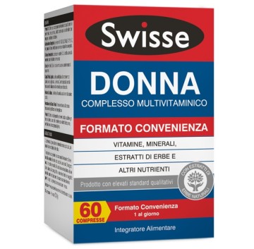 SWISSE DONNA MULTIVITAM 60CPR -OFFERTISSIMA-ULTIMI PEZZI-ULTIMI ARRIVI-PRODOTTO ITALIANO-