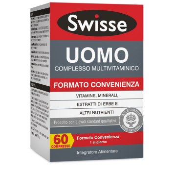 SWISSE UOMO MULTIVITAMIN 60CPR -OFFERTISSIMA-ULTIMI PEZZI-ULTIMI ARRIVI-PRODOTTO ITALIANO-