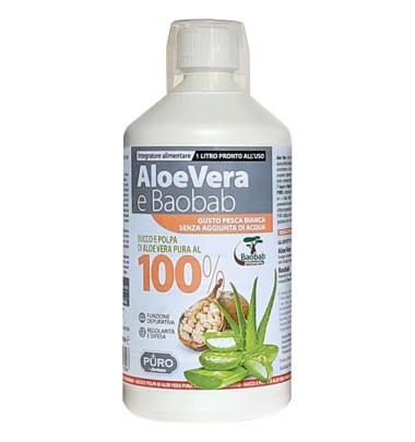 PURO AloeVera100%+Baobab Pesca