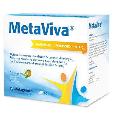 METAVIVA MG/K/VIT C 20BUST