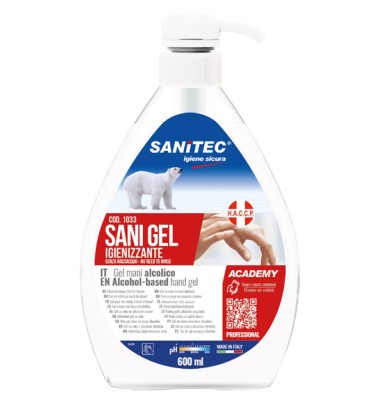 SANITEC GEL MANI 600ML ALC 60%