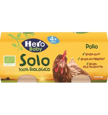 HERO B OMOG POLLO 2X80G