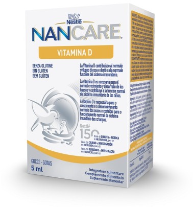 NESTLE'NANCARE VIT D GTT 5ML -OFFERTISSIMA-ULTIMI PEZZI-ULTIMI ARRIVI-PRODOTTO ITALIANO-