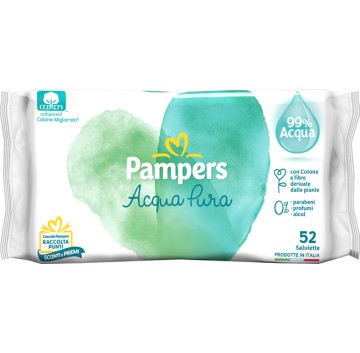 PAMPERS WIPES NATUR 52SALV 0020