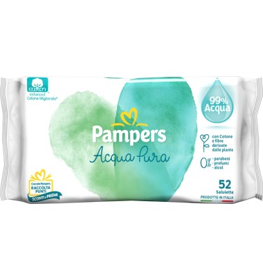 PAMPERS WIPES NATUR 52SALV 0020