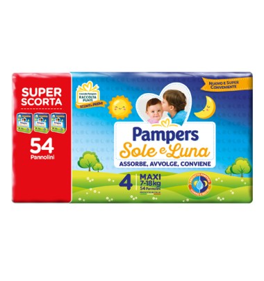 PAMPERS SOLE&LU TRIO MAX 54 0078