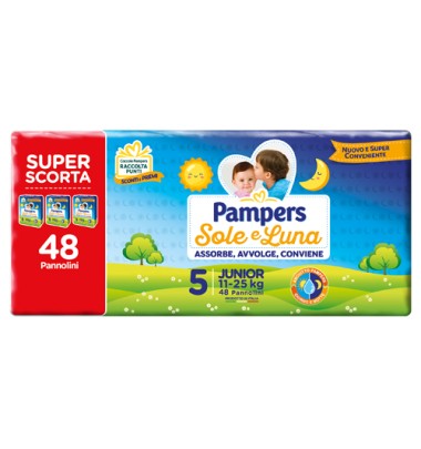 PAMPERS SOLE&LU TRIO JUN 48 0072