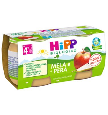 HIPP OMOG MELA/PERA 2X80G