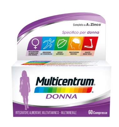 MULTICENTRUM DONNA 60CPR -OFFERTISSIMA-ULTIMI PEZZI-ULTIMI ARRIVI-PRODOTTO ITALIANO-