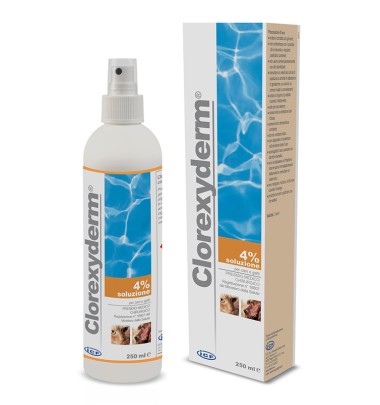 CLOREXYDERM SOL 4% 250ML VET