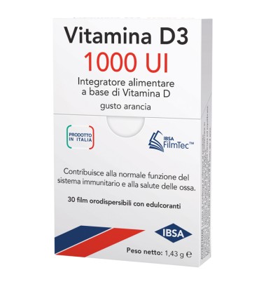 VITAMINA D3 1000 UI 30FILM ORA