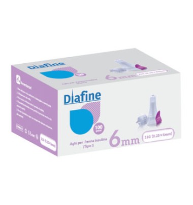 DIAFINE Ago Pung.31g 6mm 100pz