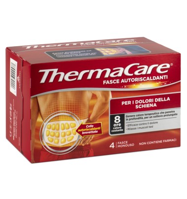 THERMACARE SCHIENA FASCIA 4PZ -OFFERTISSIMA-ULTIMI PEZZI-ULTIMI ARRIVI-PRODOTTO ITALIANO-