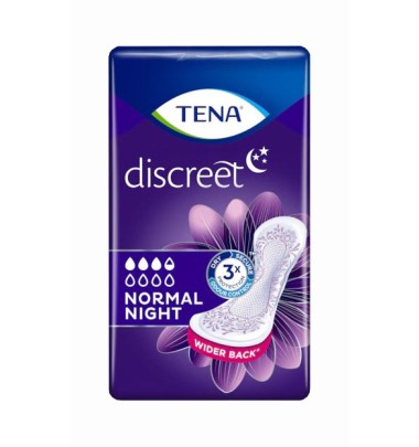 TENA DISCREET NORMAL NIGHT10PZ