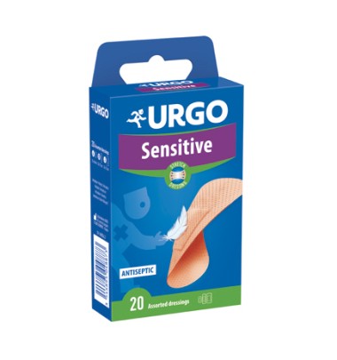 URGO SENSITIVE STR CER ASS 20P