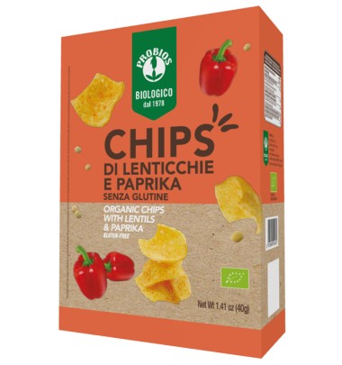 CHIPS DI LENTICCHIE E PAPRIKA