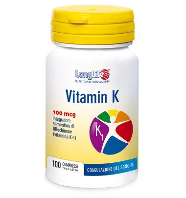 LONGLIFE VITAMIN K 100CPR