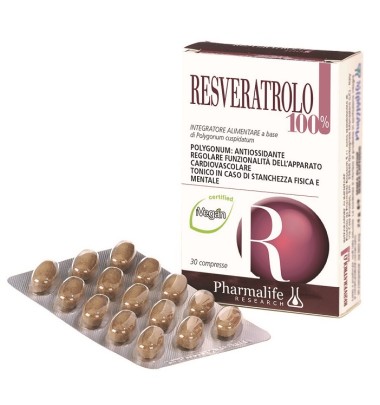 RESVERATROLO 100% 30CPR PHARMAL