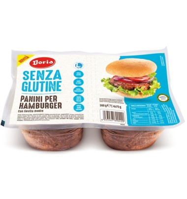 DORIA PANINI HAMBURGER 4X50G