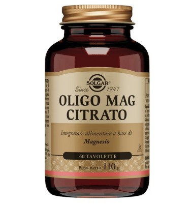 OLIGO MAG CITRATO 60TAV SOLGAR